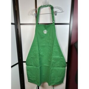 Starbucks Employee Apron Green With Logo On Front Adjustable Strap